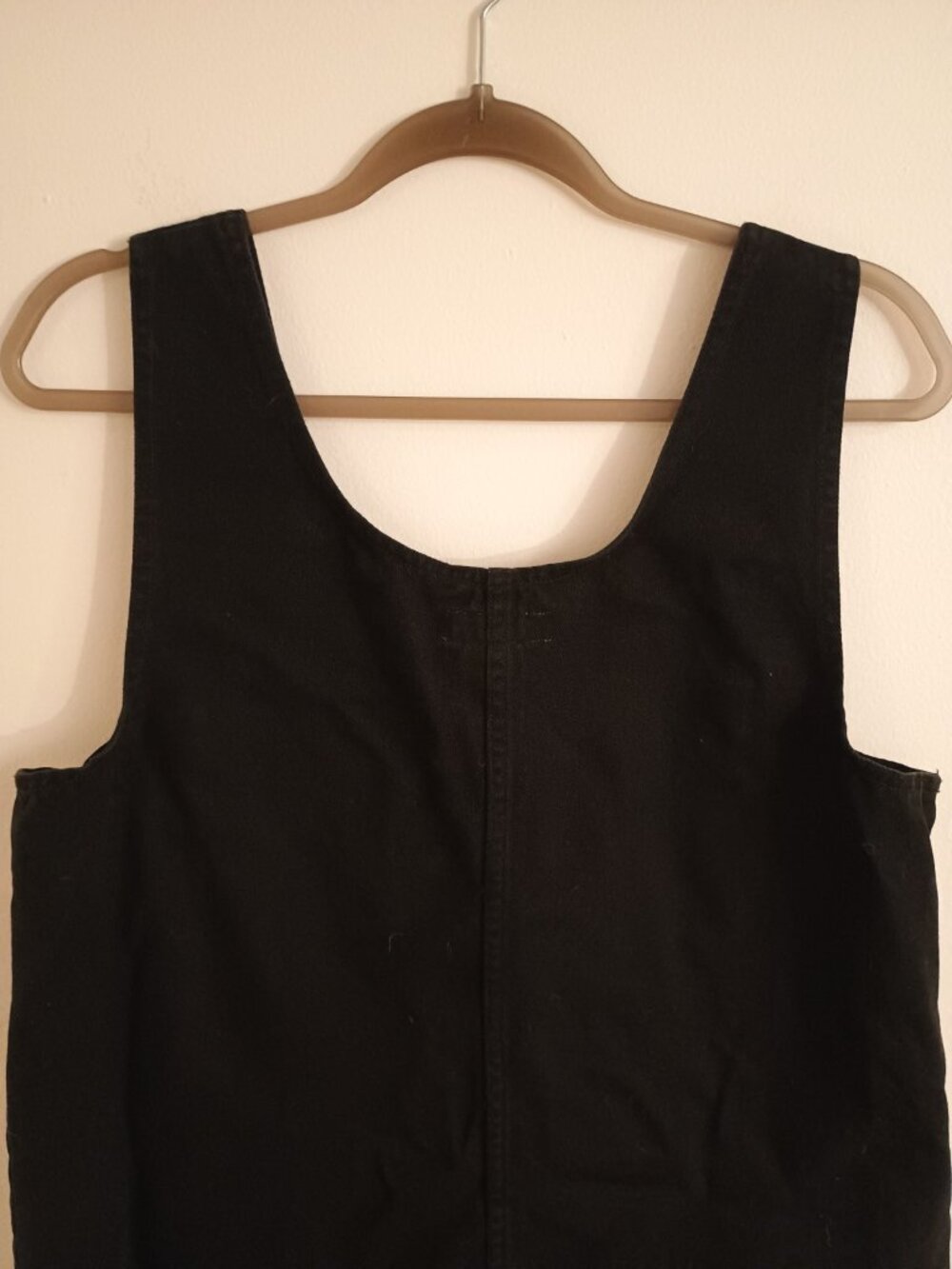 Vintage Pinafore Dress Bundle Of 2 Black Green 100% Cotton Medium Women's - Picture 10 of 15